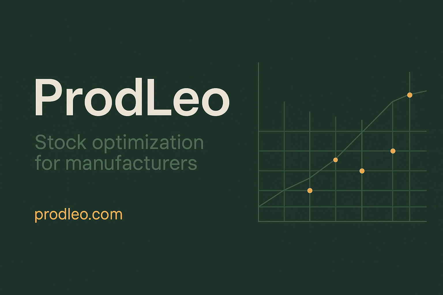 Pro Flow Stock Software ProdLeo - Stock Optimization for Manufacturers
